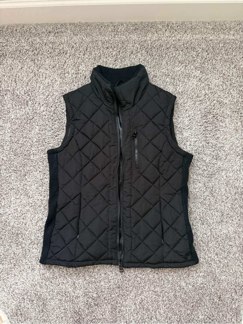 Black Quilted Women's Vest - Brand Unspecified